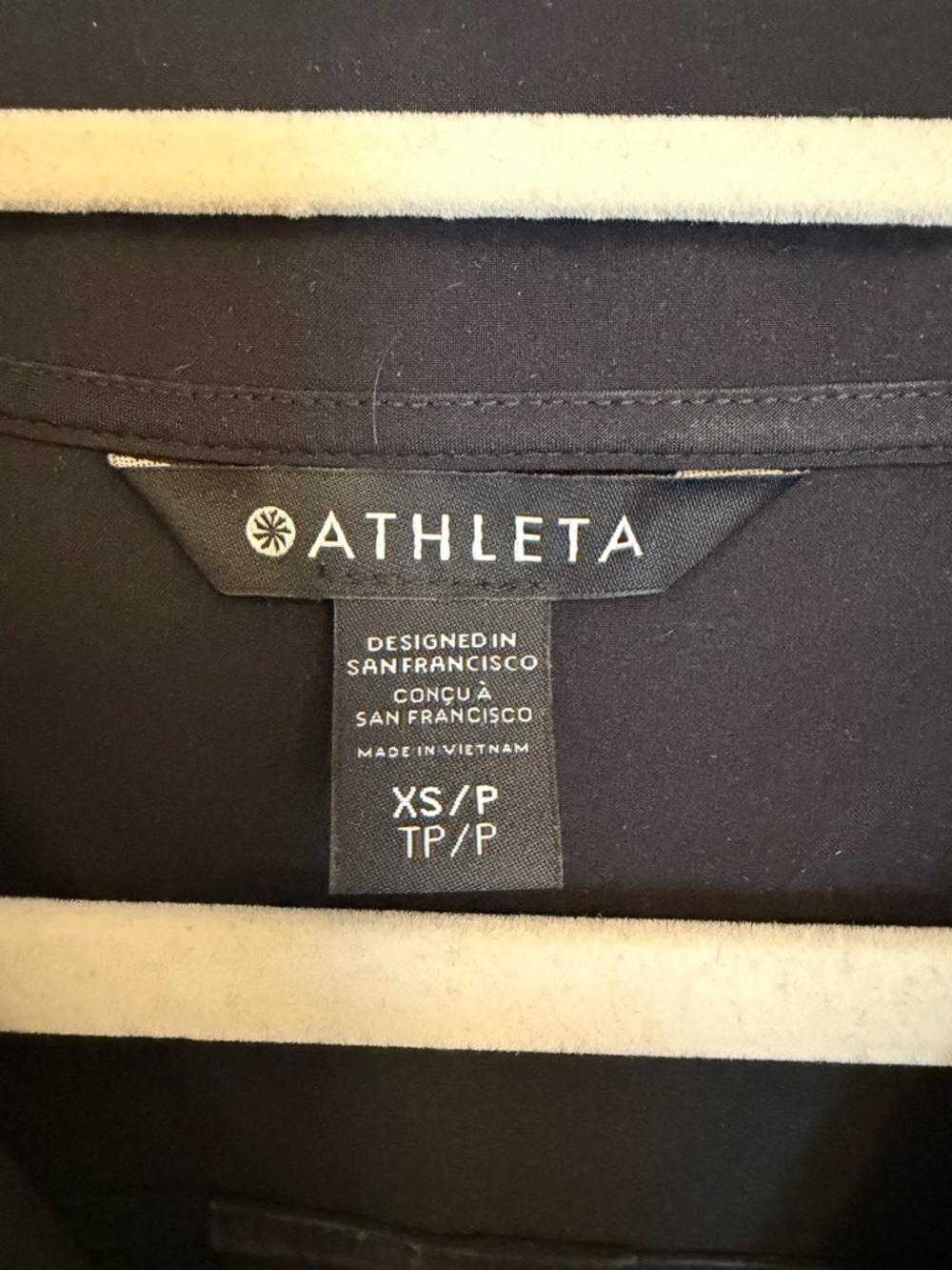 Athleta Marlow Black Maxi Dress with V-Neck, XS Petite - Picture 6 of 7